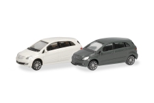 Herpa 066914 - N - Mercedes-Benz B-Klasse - weiß/grau (2 Stück)